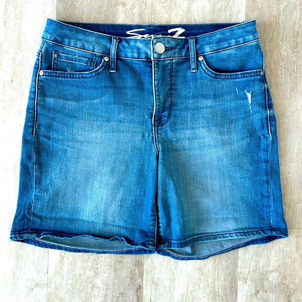Seven7 Bermuda Jean Shorts